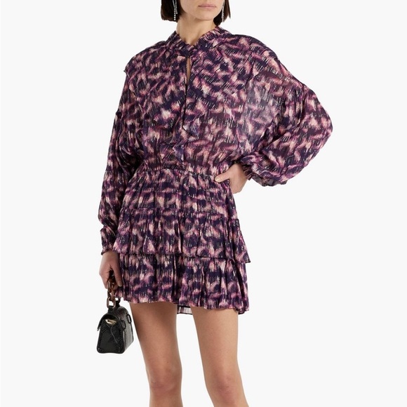 IRO Dresses & Skirts - - IRO Tyga Metallic Mini dress size 38-6 - NWOT